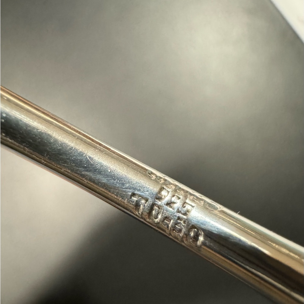 Sterling Silver Hinged Bypass Bracelet - image 8